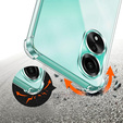 Etui do Oppo A78 4G, Dropproof, Przezroczyste