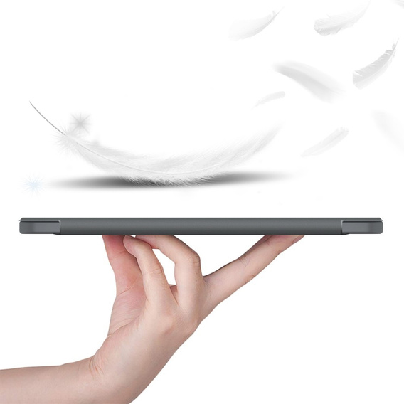 Etui do Xiaomi Pad 6S Pro 12.4, Smartcase Hybrid, z miejscem na rysik, szare