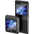 Etui do Samsung Galaxy Z Flip7 FE / Z Flip6, PC Case, przezroczyste / czarne