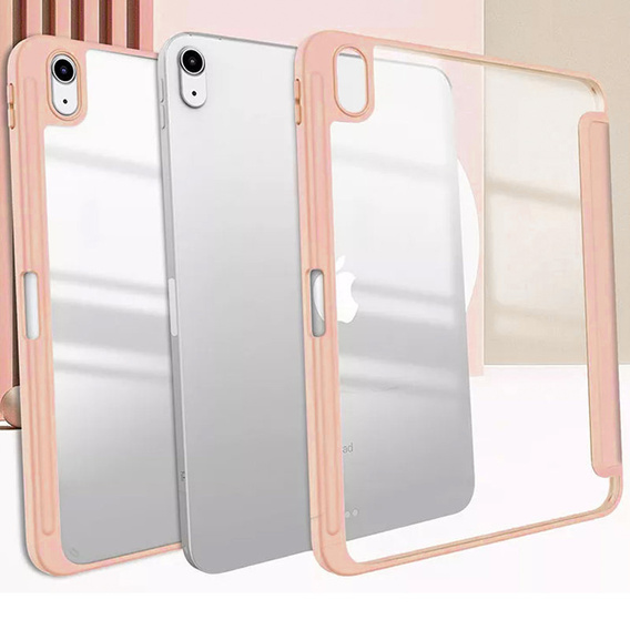 Etui do iPad 11 2025 / iPad 10.9 2022 , Smartcase Hybrid, z miejscem na rysik, rose gold