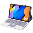 Etui z klawiaturą Bluetooth Touchpad do Lenovo Idea Tab 11" 2025 TB336FU TB336ZU, fioletowe