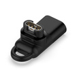 Mini złącze / Adapter do zegarków Garmin, Czarny