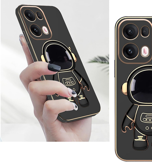 Etui do Oppo Reno 13 Pro, Astronaut, czarne