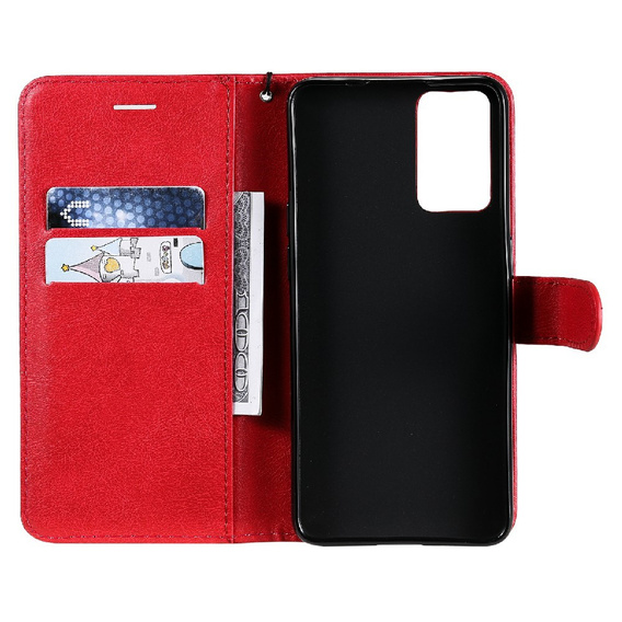 Etui Wallet do Oppo Reno6 5G, Red