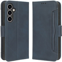 Etui z klapką do Samsung Galaxy S23 FE, Card Slot, niebieskie