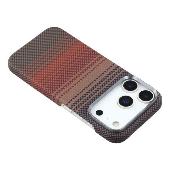 Etui do iPhone 17 Pro Max – magnetyczne z włókna aramidowego, żółte