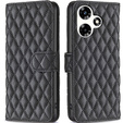 Etui z klapką do Infinix Hot 30, Wallet, BINFEN COLOR, czarne