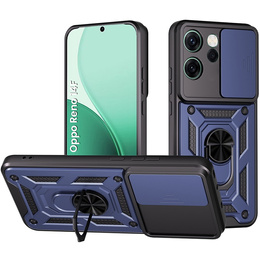Etui pancerne do Oppo Reno 14 F / 14 FS, CamShield Slide, niebieskie