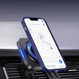 Etui Magnetyczne do Magsafe do iPhone 15, niebieskie