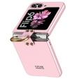 Etui GKK Ring Holder do Samsung Galaxy Z Flip7 FE / Z Flip6, różowe