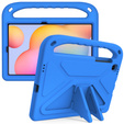 Etui dla dzieci do Samsung Galaxy Tab S6 Lite 10.4" 2020/2022/2024, dziecięce z uchwytem, niebieskie
