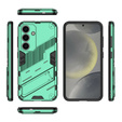 Etui do Samsung Galaxy A36 5G, Military kickstand, zielone