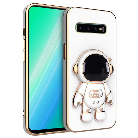 Etui do Samsung Galaxy S10 Plus, Astronaut, białe