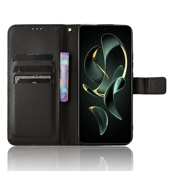 Etui z klapką do Xiaomi 13T / 13T Pro, Smart Magnet, czarne