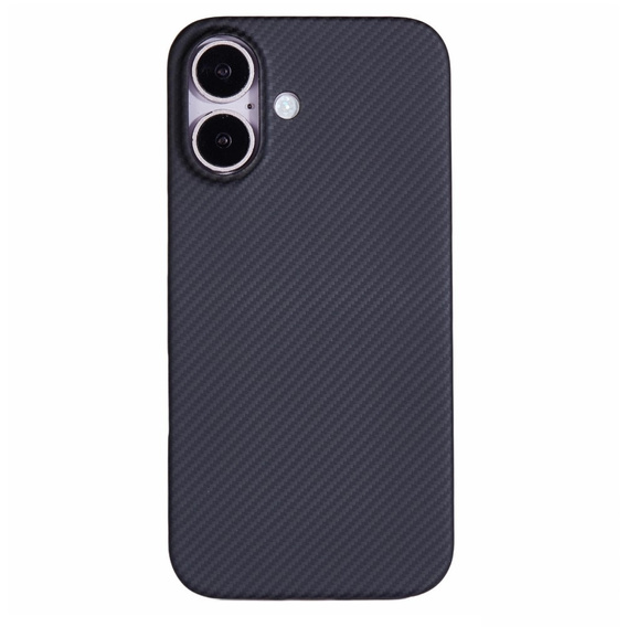 Etui do iPhone 16 Plus, 600D Aramid Fiber Cover, czarne