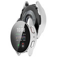 2w1 Etui + Szkło Hartowane do Samsung Galaxy Watch 7 44mm, Srebrne