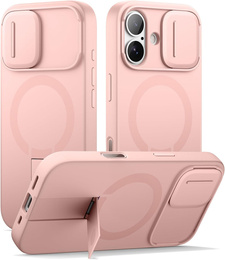 Etui do iPhone 17, Suritch Shockproof, do MagSafe – różowe