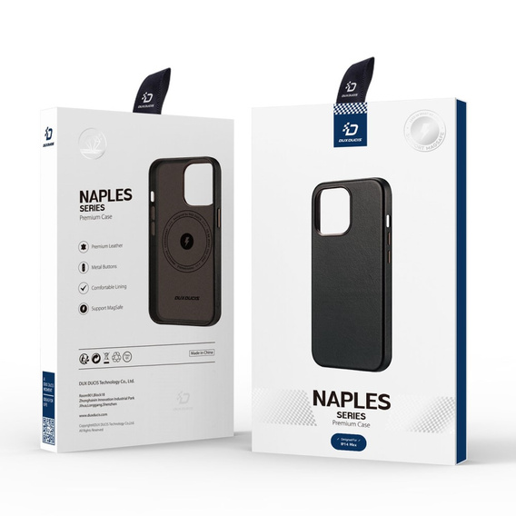 Etui do iPhone 14 Plus, Dux Ducis Max-Naples z Magsafe, Black