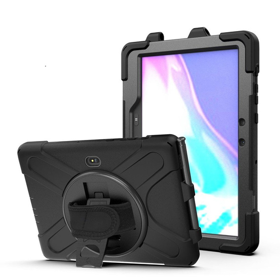 Etui do Samsung Galaxy Tab Active Pro T540/T545/T547 / Active4 Pro T630/T636, Pancerne Ochronne, Czarne