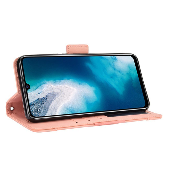 Etui z klapką do vivo V20 SE / vivo Y70 2020, Card Slot, różowe