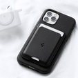 SPIGEN Valentinus MagSafe, Schowek na karty, Black