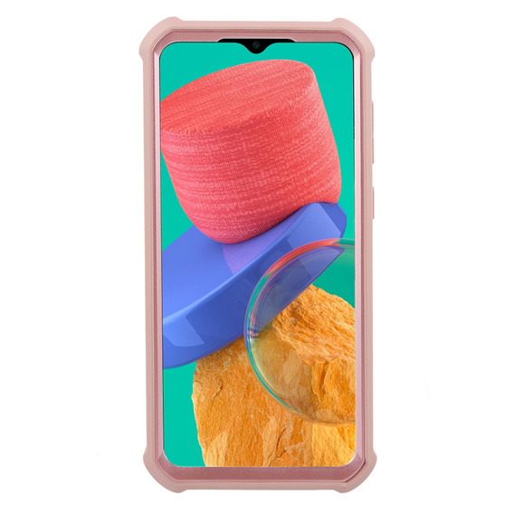 Etui pancerne do Samsung Galaxy A33 5G, Dexnor Full Body, różowe