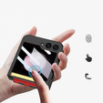 Etui do Samsung Galaxy Z Flip7 FE / Z Flip6, Strap Cover, czarne