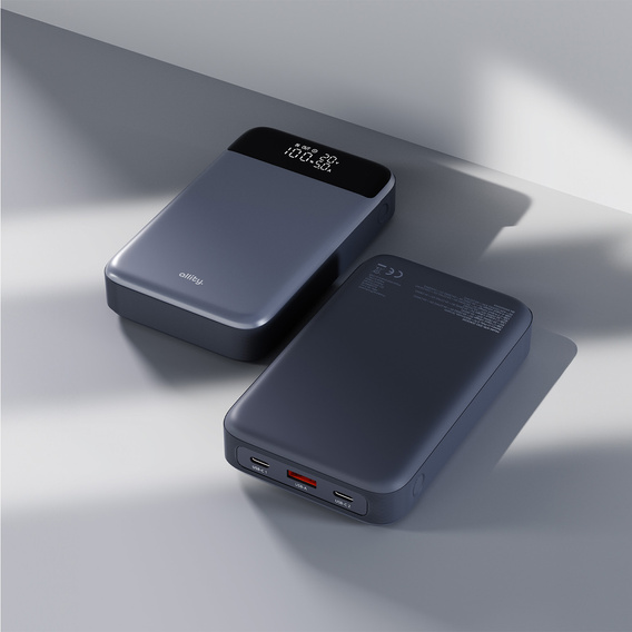 Allity Power Bank do laptopa APB-200 PD QC 130W 19200mAh - szary