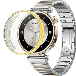 2w1 Etui z Osłoną na ekran do Huawei Watch GT 4 41mm, Złote