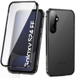 Etui do Samsung Galaxy S24 FE, Magnetic Dual Glass, czarne