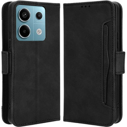 Etui z klapką do Xiaomi Redmi Note 13 Pro 5G, Card Slot, czarne