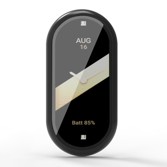 2w1 Etui + Szkło Hartowane do Xiaomi Smart Band 10 / 9 / 8, Czarne