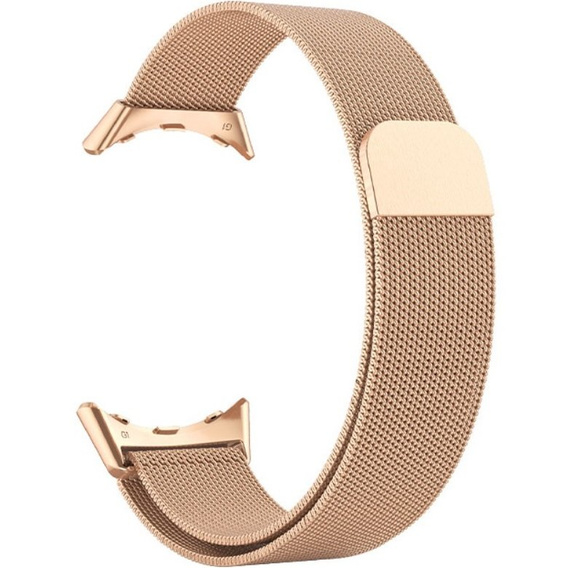 Pasek Bransoleta Milanese do Google Pixel Watch 1 / 2 / 3 41mm, Różowe złoto