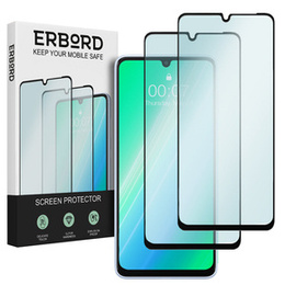 2x Szkło Hartowane do Samsung Galaxy A33 5G, ERBORD 3D pełne, szybka na cały ekran