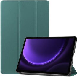 Etui do Samsung Galaxy Tab S9 FE / S10 FE, Tri-fold, z miejscem na rysik, zielone