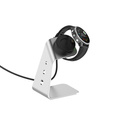 Aluminiowa Stacja Dokująca z kablem USB do zegarków Garmin, Srebrna