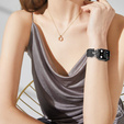 Bransoleta do Apple Watch 1/2/3/4/5/6/7/8/9/10/11/SE 38/40/41/42mm, Czarna
