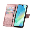 Etui z klapką do Honor Magic 8 Lite, Butterfly, różowe