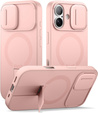 Etui do iPhone 17, Suritch Shockproof, do MagSafe – różowe