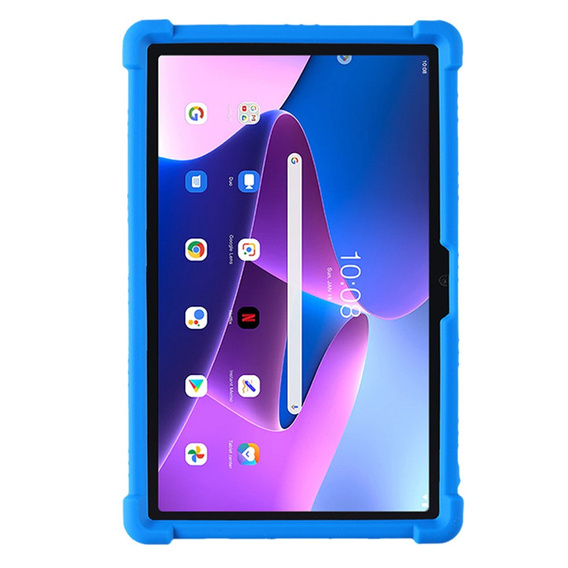 Etui silikonowe do Lenovo Tab M10 Plus 10.6 Gen 3 TB-125F TB-128F, Impact, pancerne, granatowe