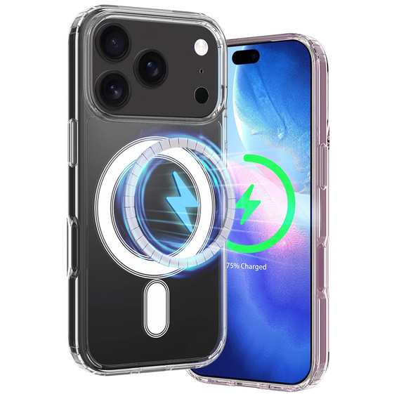 Etui do iPhone 17 Pro Max, do MagSafe, przezroczyste
