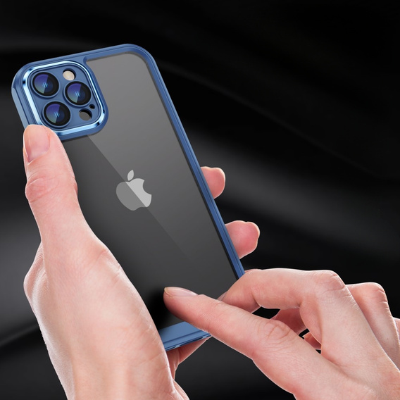 Etui do iPhone 12 Pro Max, ERBORD Impact Guard, niebieskie