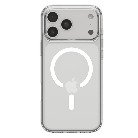Etui Spigen do iPhone 17 Pro Max, Liquid Crystal Mag MagSafe, Clear/White