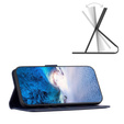Etui z klapką do Xiaomi Redmi Note 13 Pro 4G / Xiaomi Redmi Note 14S / Xiaomi Poco M6 Pro 4G, BINFEN Wallet, niebieskie