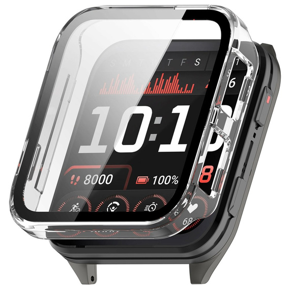 2w1 Etui + Szkło Hartowane do Garmin Venu X1, Przezroczyste