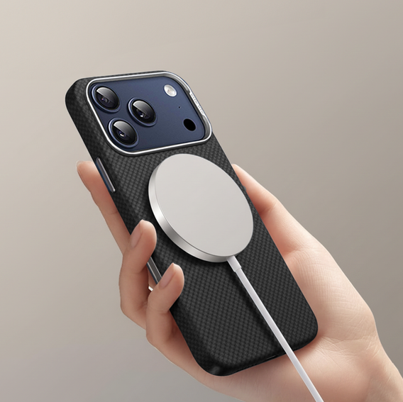 Etui SULADA do iPhone 17 Pro z MagSafe – tytanowe czarne