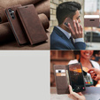 Etui do Samsung Galaxy A16 / A16 5G, ERBORD Vintage, portfel z klapką, kawowe
