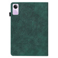 Etui do Xiaomi Redmi Pad SE 11", Flowers, zielone