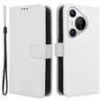 Etui z klapką do Huawei Pura 70, Wallet Smart Magnet, białe