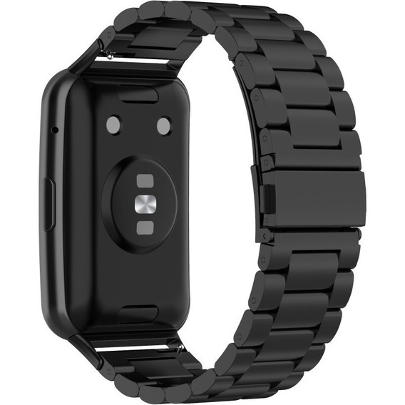 Bransoleta pasek Stainless do Huawei Watch Fit - Czarny